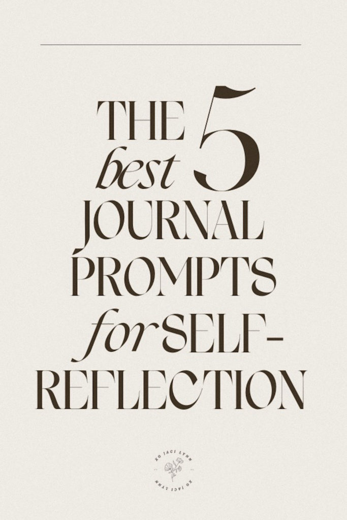 journal prompts for self-reflection
